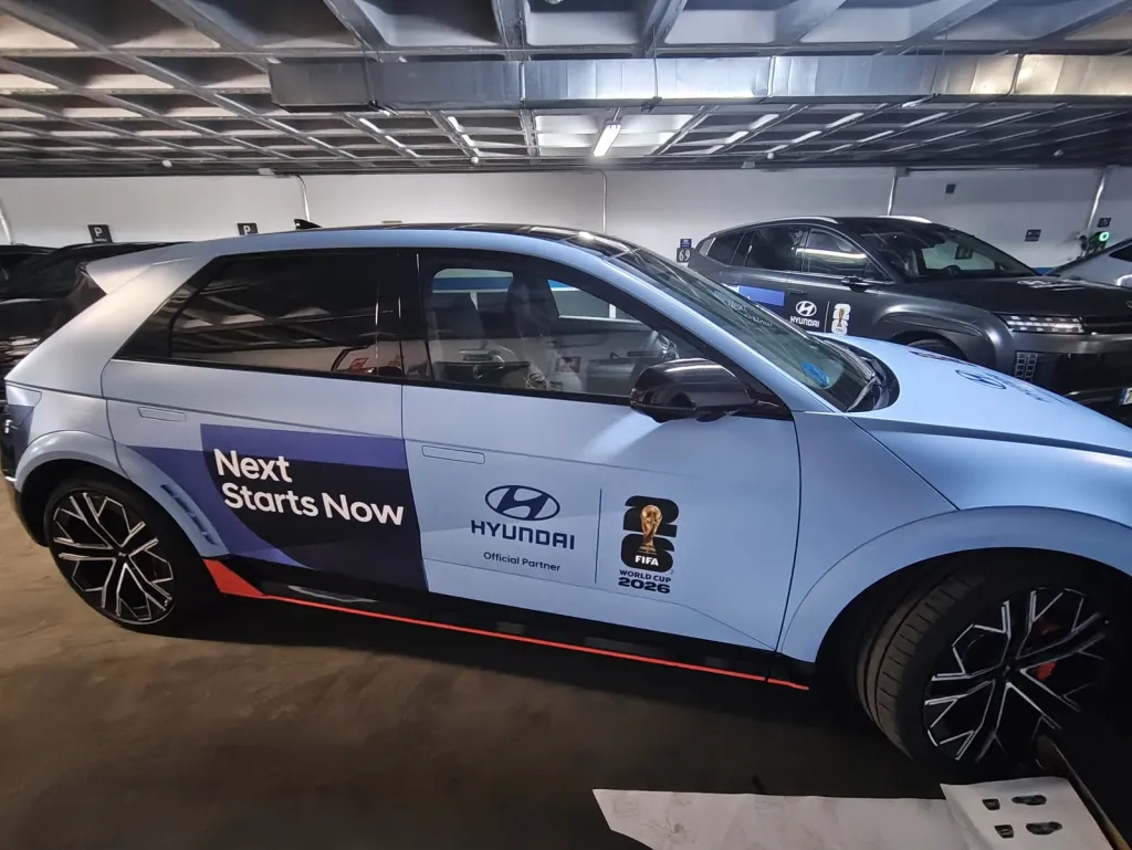 Hyundai Ioniq 5 N · Rotulación para el Mundial 2026