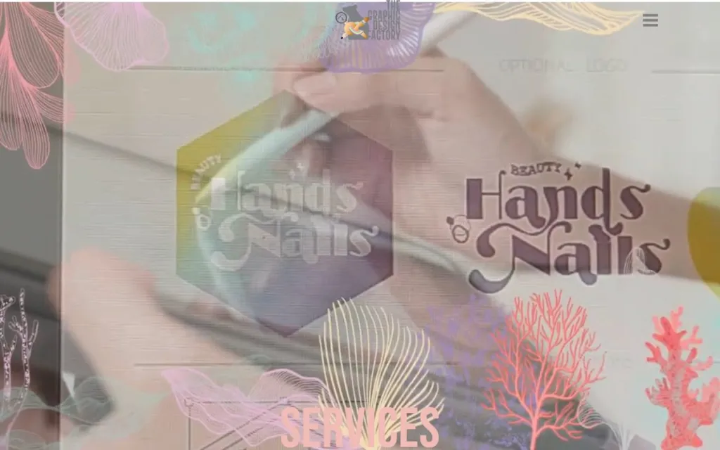 Web de The Graphic Design Factory en ordenador